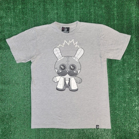 Vintage Kidrobot Shirt Doktor A Professor Teslastein Dunny Men's Medium Gray - Picture 2 of 9